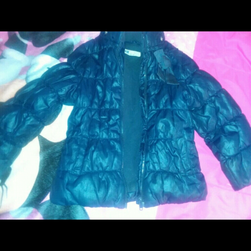Blue h&m coat